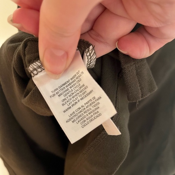 EUC Anne Klein Olive Green Polo Tennis Dress Short Sleeved Preppy Sporty - Picture 5 of 6